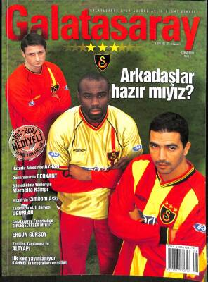 Galatasaray Dergisi Şubat 2003 Sayı 8 - Ayhan, Berkant, Marbella Kampı, Ergun Gürsoy NDR85374 - 1