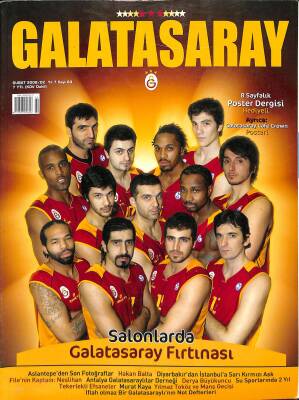 Galatasaray Dergisi Şubat 2008 Sayı 64 - Hakan Balta, Derya Büyükuncu, Murat Kaya, Yılmaz Toköz NDR85325 - 1