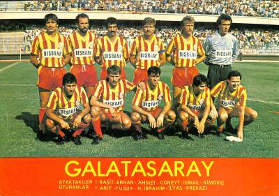 Galatasaray Futbol Takımı Kartpostal KRT17859 - 1