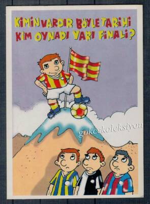 Galatasaray Karikatür Kartpostal KRT4620 - 1