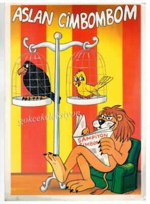 Galatasaray Karikatür Kartpostal KRT4623 - 1