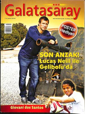 Galatasaray Mayıs 2010 Sayı 90 - Lucas Neill, Giovani Dos Santos NDR85354 - 1