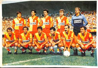 Galatasaray Oyuncu Kadrosu Büyük Boy Kartpostal KRT4885 - 1