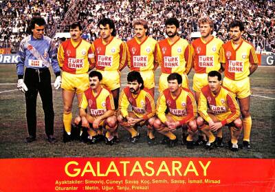 Galatasaray Oyuncu Kadrosu Büyük Boy Kartpostal KRT5305 - 1