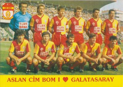 Galatasaray Oyuncu Kadrosu Orta Boy Kartpostal KRT4680 - 1