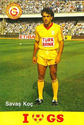 Galatasaray-Savaş Koç Kartpostal KRT16537 - 1