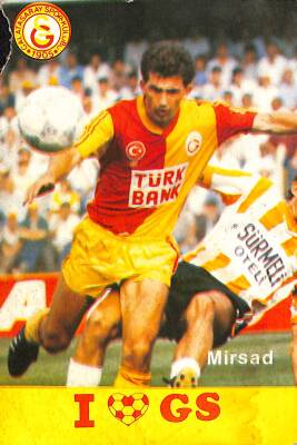 Galatasaray Spor Kulübü Oyuncusu Mirsad Kartpostal KRT5388 - 1