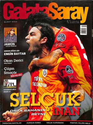 Galatasaray Şubat 2012 Sayı 109 - Jamon Lucas Gordon, Engin Baytar, Okan Derici NDR85360 - 1