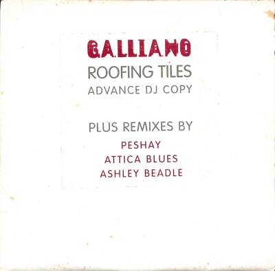 Galliano – Roofing Tiles (Advance DJ Copy) 1996 *4 Adet LP* (109) PLK17647 - 1