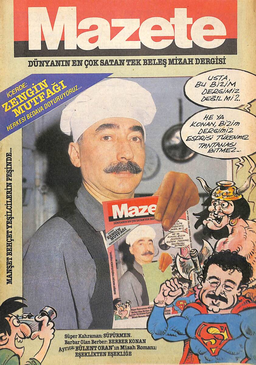 Gazete Mazete Mizah Dergisi / Sayı 1 / 8 Ekim 1988 NDR89894 - 1