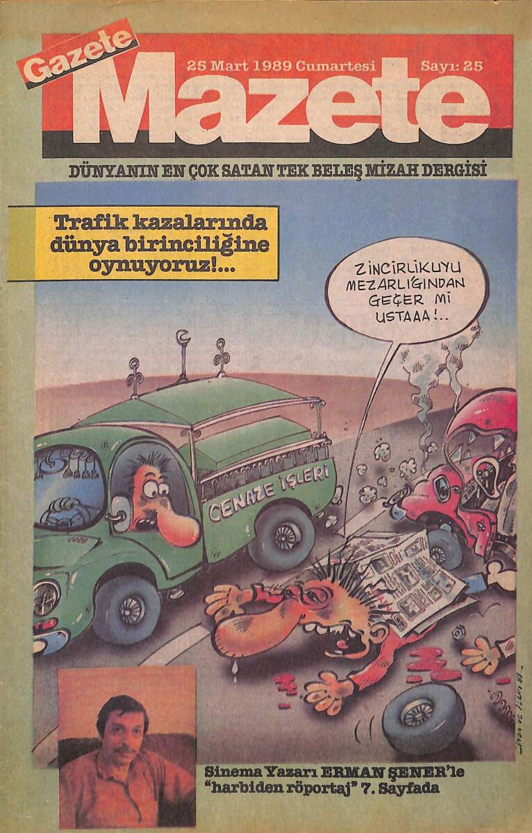 Gazete Mazete Mizah Dergisi / Sayı 25 / 25 Mart 1989 NDR89891 - 1