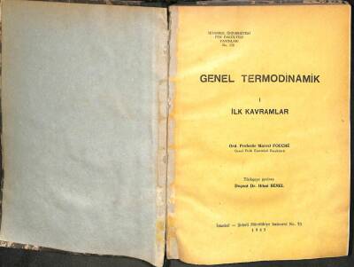 Genel Termodinamik 1 İlk Kavramlar KTP2376 - 1