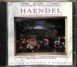 Georg Friedrich Haendel op. 6, Nr. 9-12 CD (108.5) CD3364 - 1