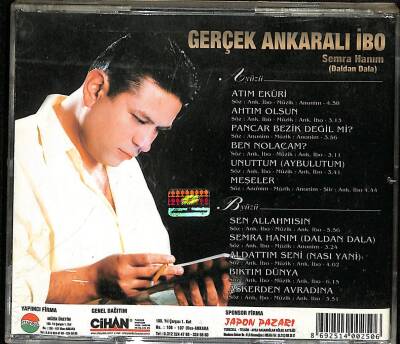 Gerçek Ankaralı İbo *Semra Hanım * ( İkinci El ) CD Müzik CD2384 - 2