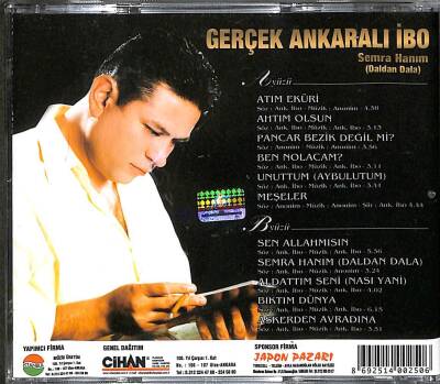 Gerçek Ankaralın İbo - Semra Hanım Daldan Dala - CD Müzik (108) CD3182 - 4