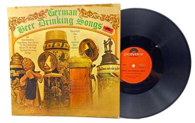 German Beer Drinking Songs LP Plak ‎(109) PLK11463 - 1