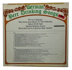 German Beer Drinking Songs LP Plak ‎(109) PLK11463 - 3