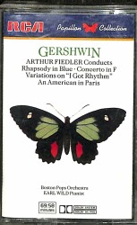 Gershwin Arthur Fiedler Conducts Rhapsody in Blue - Concerto in F Variations on I Got Rhythm An American in Paris Kaset KST23604 - 1