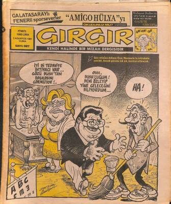 Gırgır Mizah Dergisi 2 Ağustos 1991 Sayı 987 NDR81222 - 1