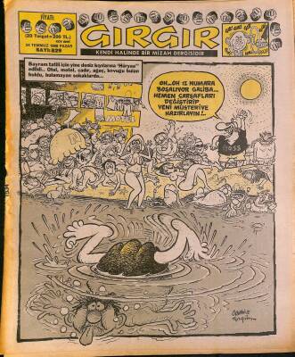 Gırgır Mizah Dergisi 24 Temmuz 1988 Sayı 829 NDR81210 - 1