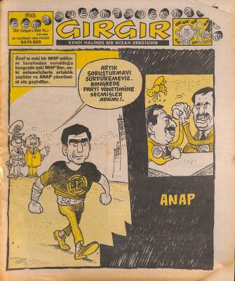 Gırgır Mizah Dergisi 26 Haziran 1988 Sayı825 NDR81234 - 1