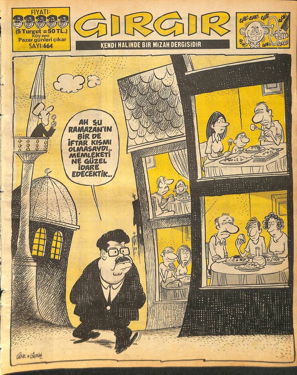 Gırgır Mizah Dergisi 26 Mayıs 1985 Sayı : 664 NDR90621 - 1