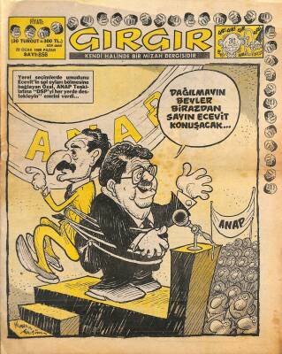 Gırgır Mizah Dergisi 26 Ocak 1989 Sayı856 NDR81359 - 1