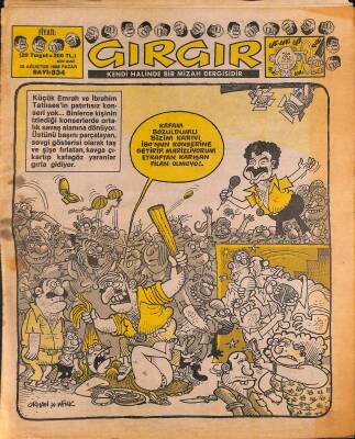 Gırgır Mizah Dergisi 28 Ağustos 1988 Sayı 834 NDR81215 - 1