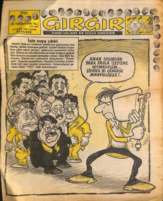 Gırgır Mizah Dergisi 30 Ekim 1988 Sayı843 NDR81351 - 1