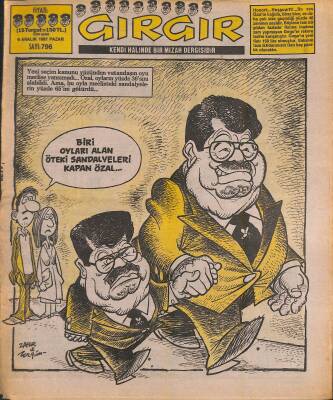 Gırgır Mizah Dergisi 6 Aralık 1987 Sayı796 NDR81375 - 1