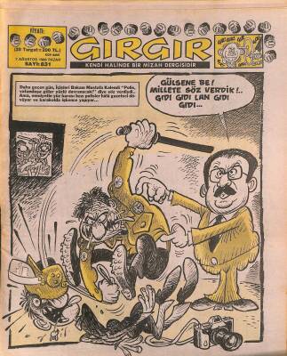 Gırgır Mizah Dergisi 7 Ağustos 1988 Sayı 831 NDR81218 - 1