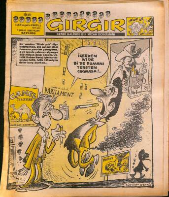 Gırgır Mizah Dergisi 7 Şubat 1988 Sayı 805 NDR81212 - 1