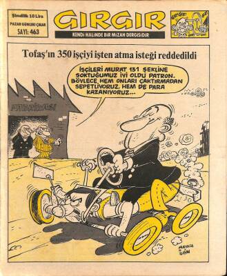 Gırgır Mizah Dergisi Sayı 463 21 Haziran 1981 NDR20161 - 1