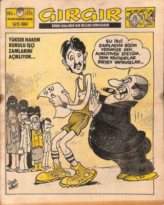 Gırgır Mizah Dergisi Sayı 484 13 Aralık 1981 NDR20149 - 1