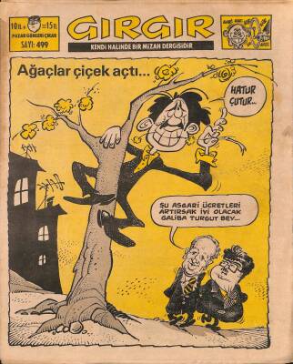 Gırgır Mizah Dergisi Sayı 499 28 Mart 1982 NDR20136 - 1