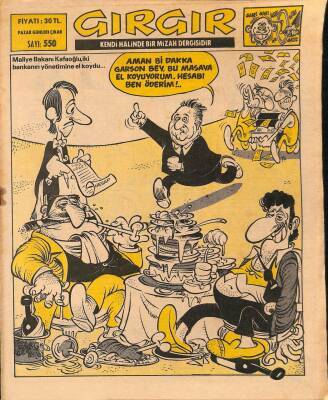 Gırgır Mizah Dergisi Sayı 550 20 Mart 1983 NDR20235 - 1