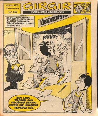 Gırgır Mizah Dergisi Sayı 553 10 Nisan 1983 NDR20233 - 1