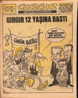 Gırgır Mizah Dergisi Sayı 573 28 Ağustos 1983 NDR20217 - 1