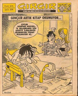 Gırgır Mizah Dergisi Sayı 574 4 Eylül 1983 NDR20216 - 1