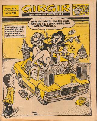 Gırgır Mizah Dergisi Sayı 593 15 Ocak 1984 NDR20204 - 1