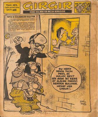 Gırgır Mizah Dergisi Sayı 608 29 Nisan 1984 NDR20194 - 1