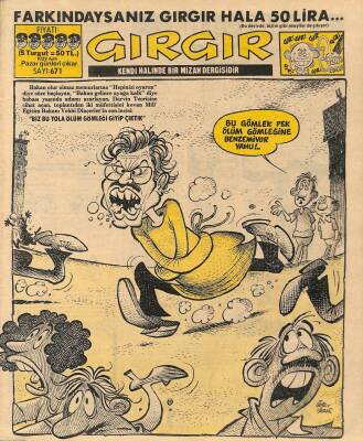 Gırgır Mizah Dergisi Sayı 671 14 Temmuz 1985 NDR20247 - 1