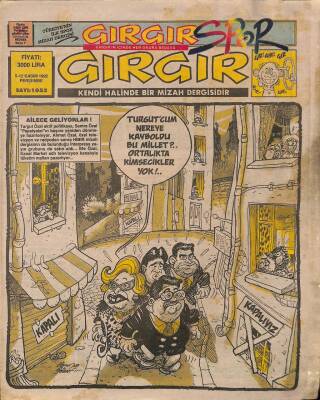 Gırgır Mizah Dergisi Sayı1053 5-12 Kasım 1992 NDR21462 - 1