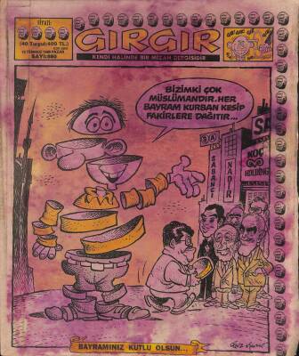 Gırgır Mizah Dergisi Sayı880 16 Temmuz 1989 NDR21584 - 1