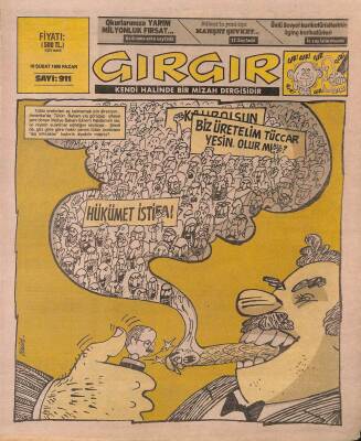 Gırgır Mizah Dergisi Sayı911 18 Şubat 1990 NDR21611 - 1