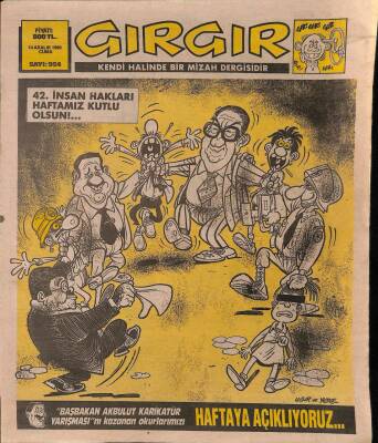 Gırgır Mizah Dergisi Sayı954 14 Aralık 1990 NDR21548 - 1