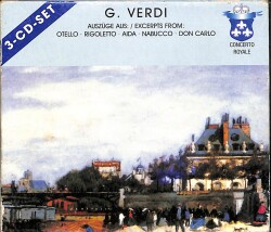 Giuseppe Verdi - Excerpts From Otello, Rigoletto, Aida Nabucco, Don Carlo CD (İkinci El) CD3702 - 1