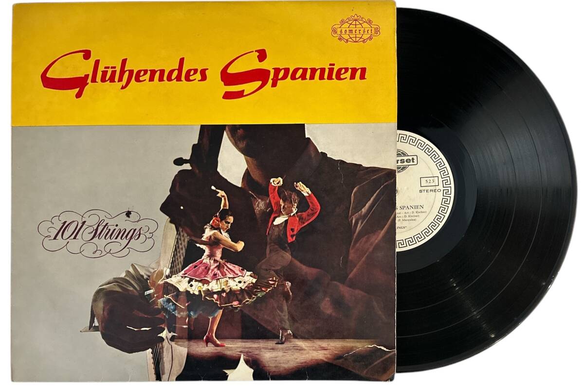 Glühendes Spanien - 101 Strings (Somerset) LP Plak (10/8) PLK25590 - 1