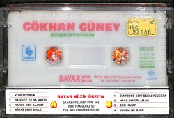 Gökhan Güney - Korkuyorum Kaset - Sarı Bandrol (İkinci El) KST26508 - 2