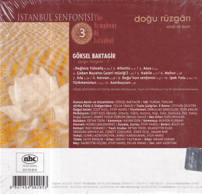 Göksel Baktagir - İstanbul Senfonisi Doğu Rüzgarı 2 (Sıfır Ürün) CD Müzik CD1392 - 2